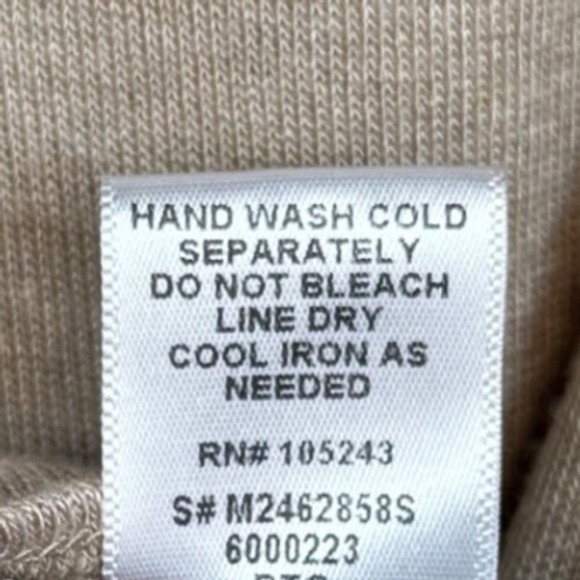 Bobeau Collection Women's Relaxed V-Neck Sweater T-Shirt, Camel T-Shirt, Size XL - Picture 7 of 7